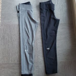 Under armour crop leggings -2 pair
